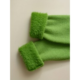 Women's Thick & Soft Sweater with Bow Buttons - Winter Warm Round Neck Long Sleeve Cozy Sweater, Beige & White Cable- Design, All-Season Casual Elegant Pullover for Fall and Winter Layering, Hand Wash or Dry Clean, Solid Color with Bow Detail, Medium Stretch, Relaxed Fit, Fleece Lining for Extra Warmth, Chic and Comfortable for Casual Attire, Cozy Sweaters For Women, Casual Long Sleeve Sweater, Oversized Knit Sweater, Colourfull Loose Sweater For Women,