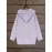 [Light Purple Hooded Sweater] European and American Retro Style Light Purple Hooded Thick Open Front Loose Long Sweater with Floral Print