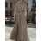[Elegant Maxi Dress] Women's Elegant Maxi Dress - Beige & Brown, V-Neck Long Formal & Casual Dresses for Everyday, Parties, Business - All-Season Chic Outfit with Elegant Flowy Silhouette - Women's Clothing, Long Maxi Dress, Versatile Fashion, Sophisticated Style, Quality Craftsmanship, Party Attire, Stylish Clothing, Durable Material, Fashion Lovers, Women's Dress, Dress For Women/on